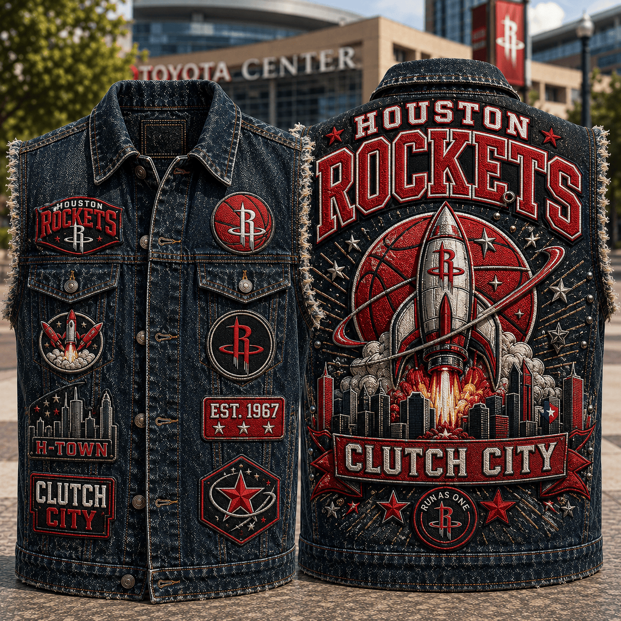 HTRK PREMIUM DENIM VEST NVH