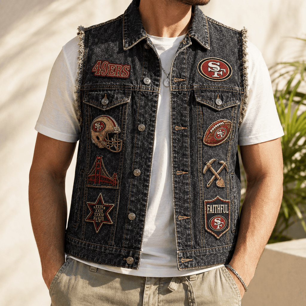 SF49 PREMIUM DENIM VEST HQH