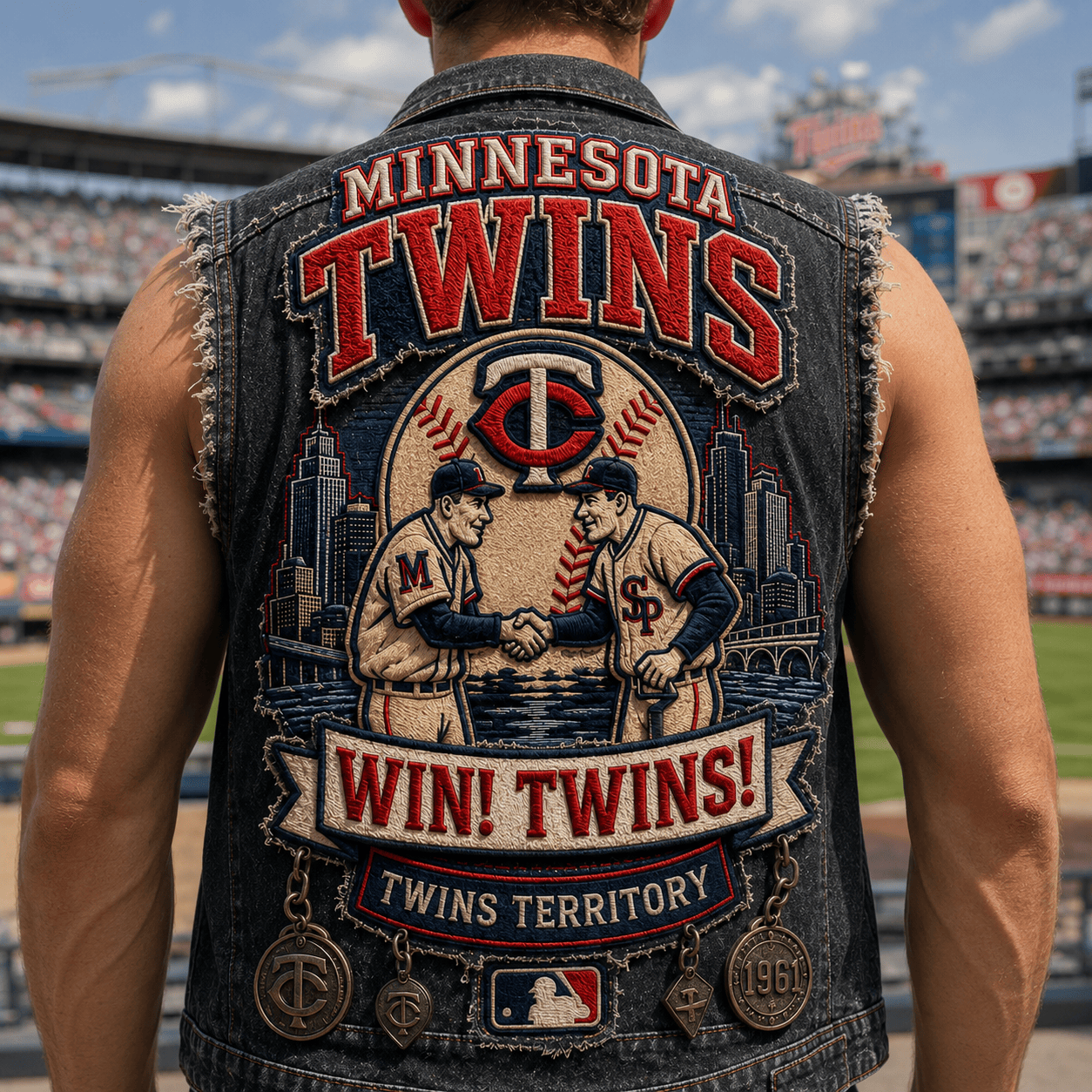 MNST PREMIUM DENIM VEST HQH