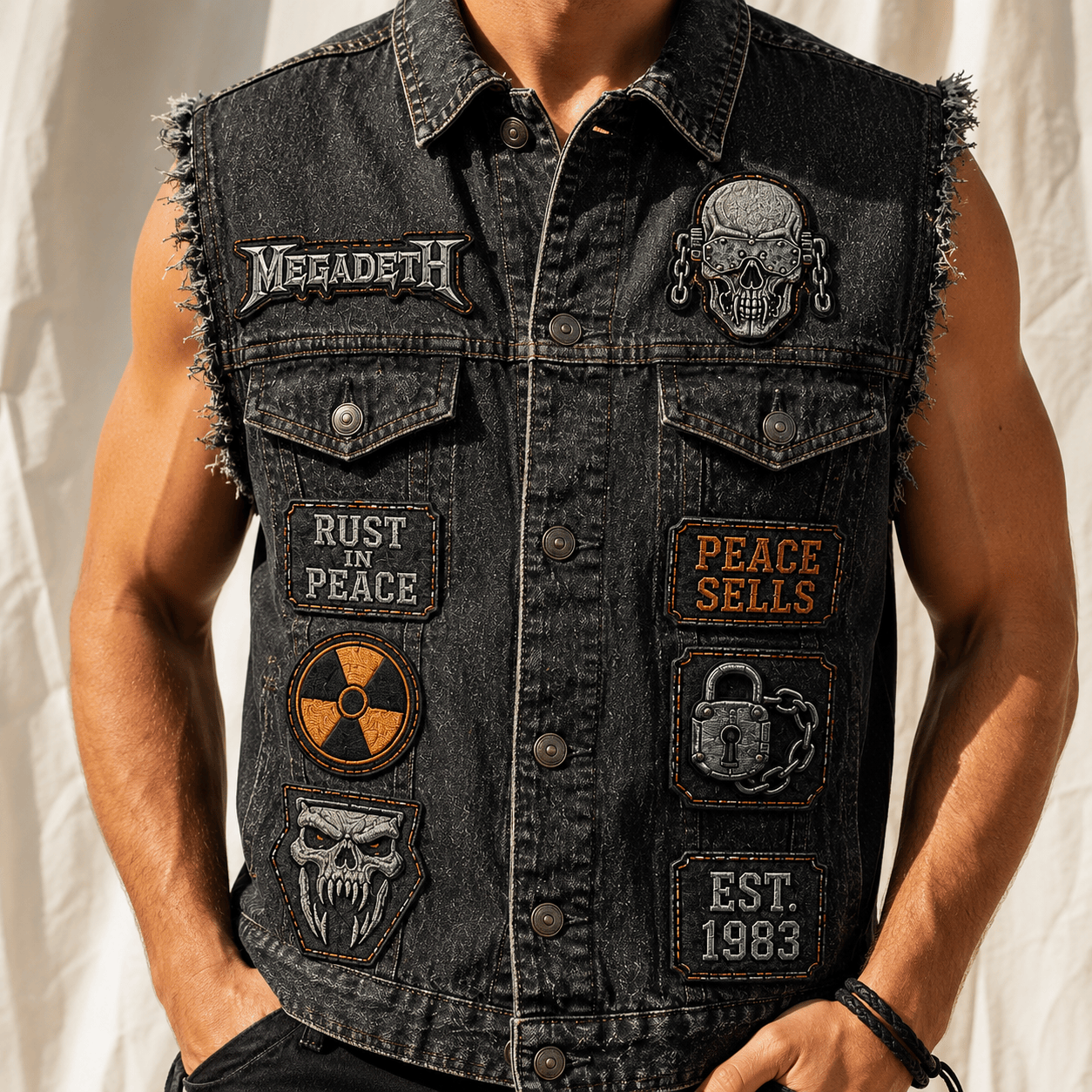 MGD PREMIUM DENIM VEST NTVA
