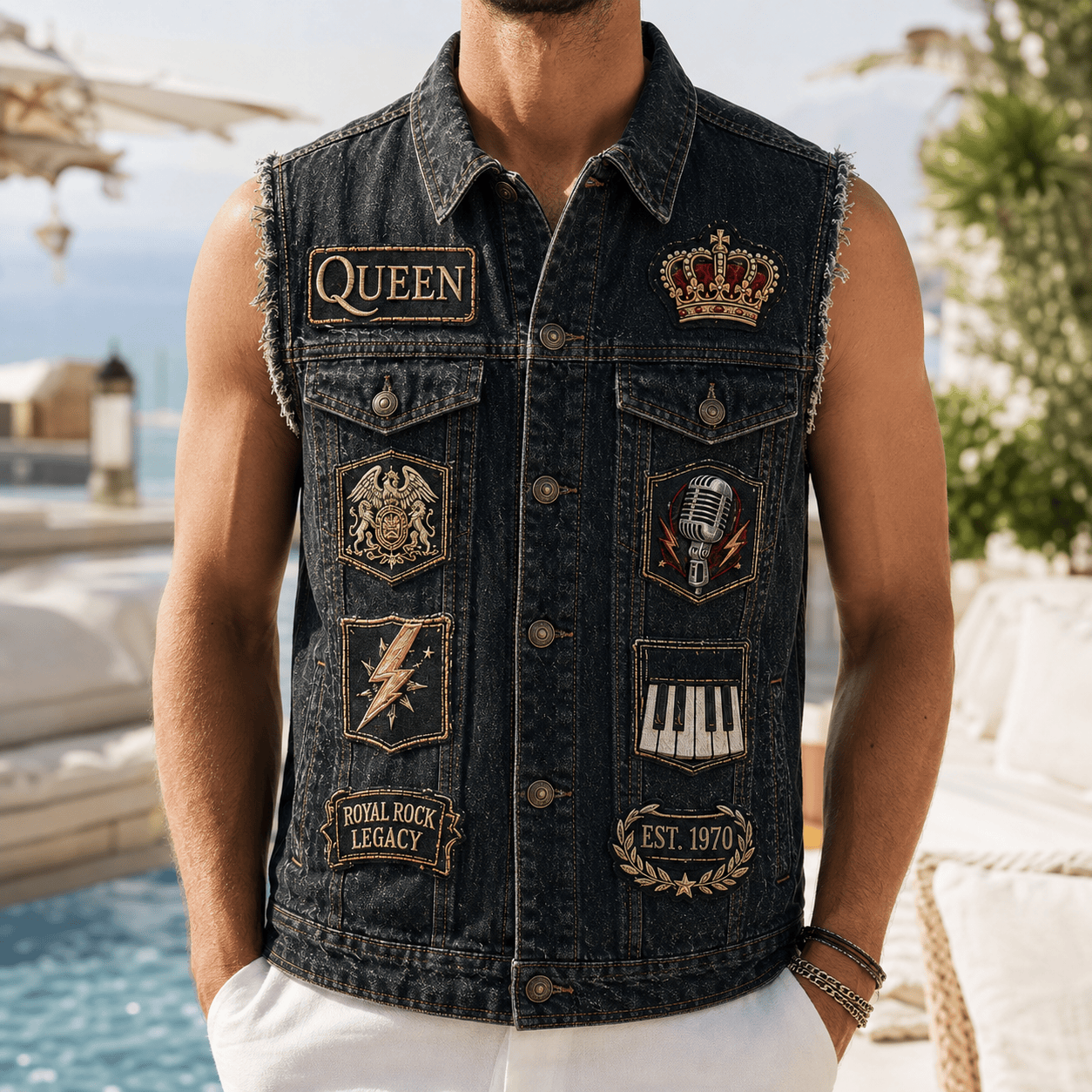 QNN PREMIUM DENIM VEST NTVA