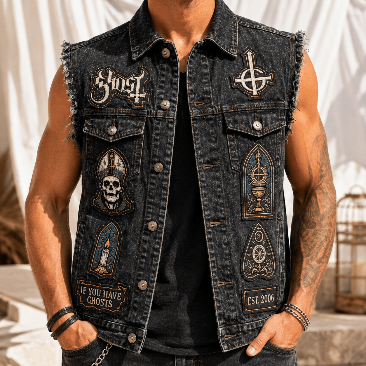 GHB PREMIUM DENIM VEST NTVA