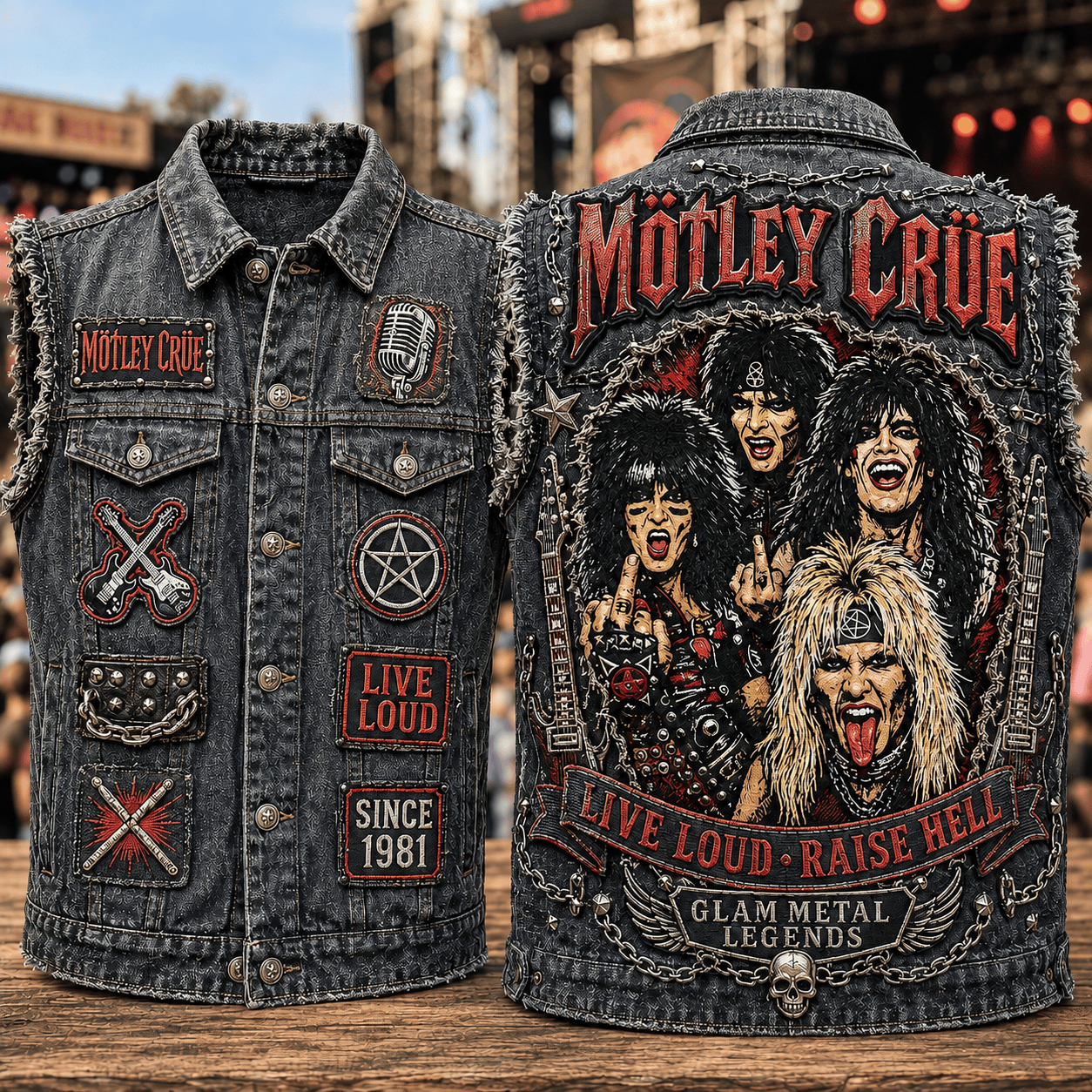 MLCR PREMIUM DENIM VEST NTVA