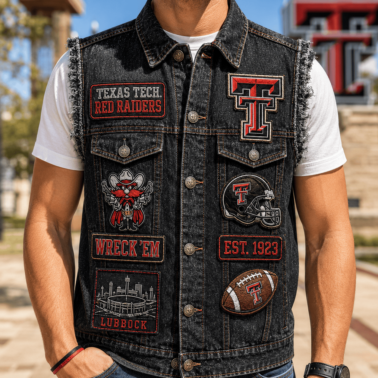 TTRR PREMIUM DENIM VEST TTNL