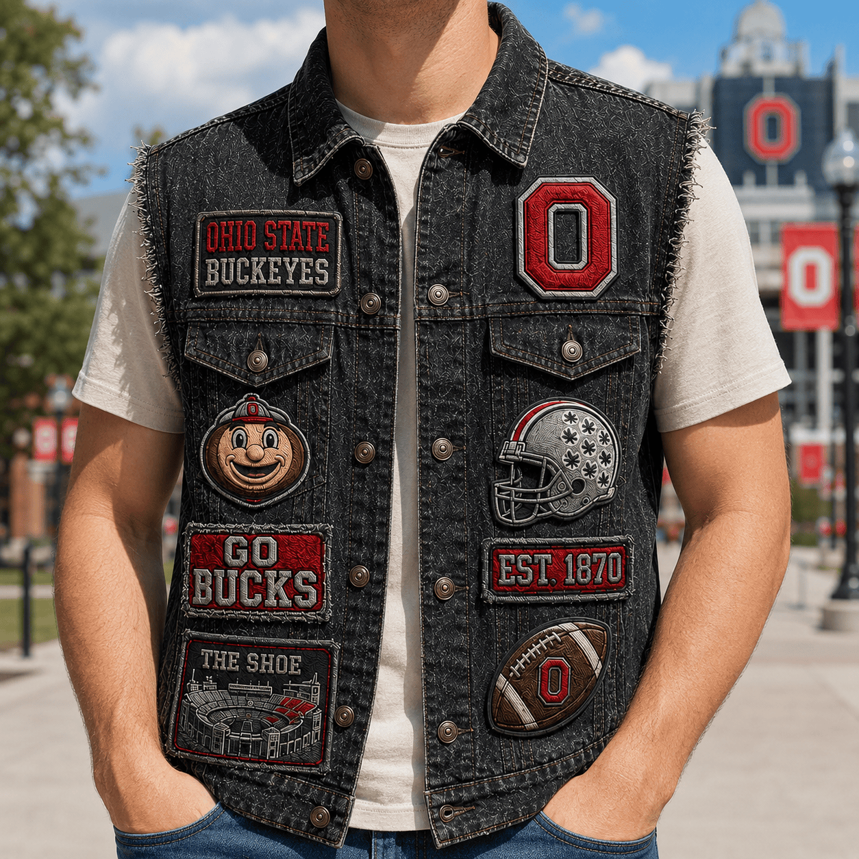 OSB PREMIUM DENIM VEST TTNL