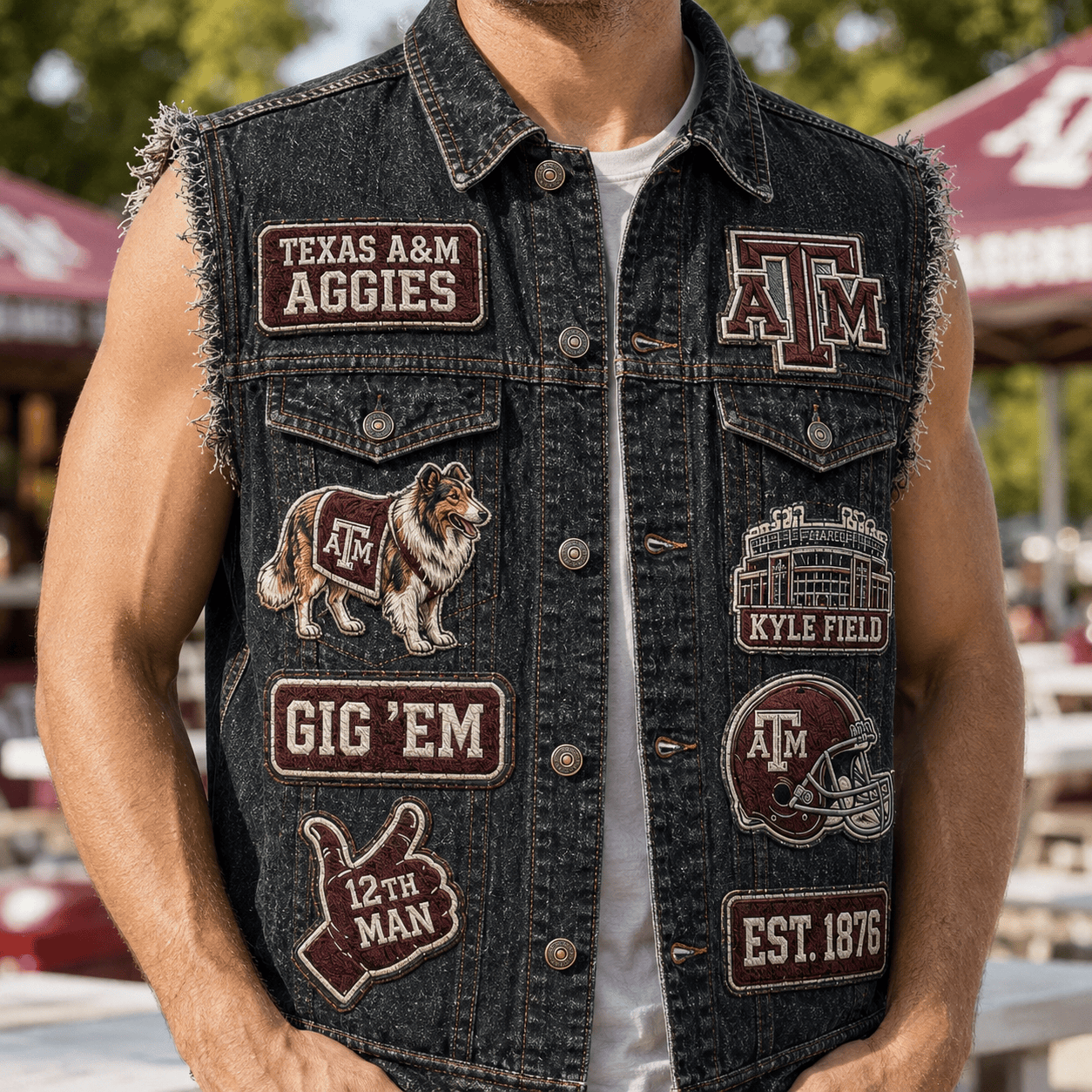 TAMA PREMIUM DENIM VEST TTNL