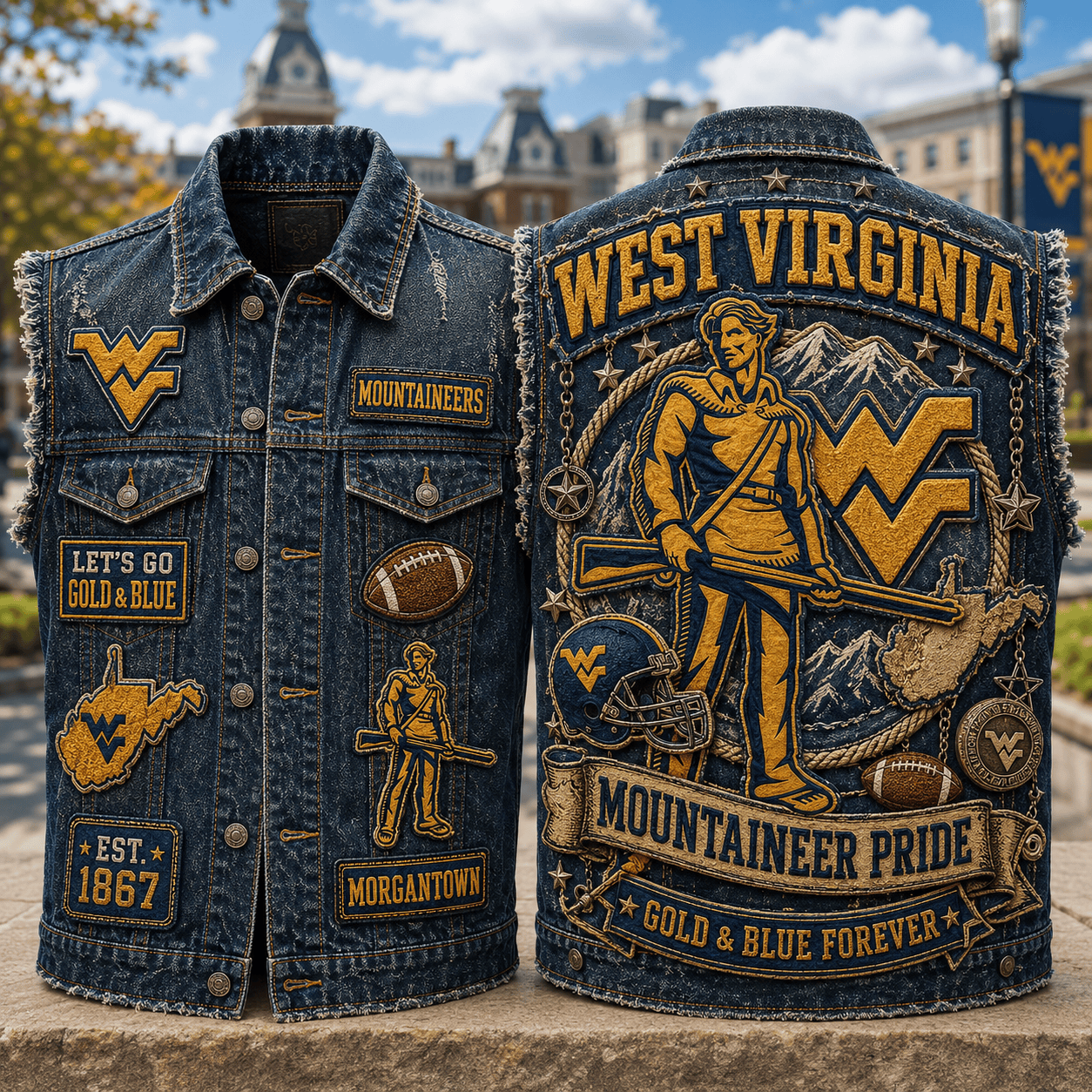 WVM PREMIUM DENIM VEST NTTB