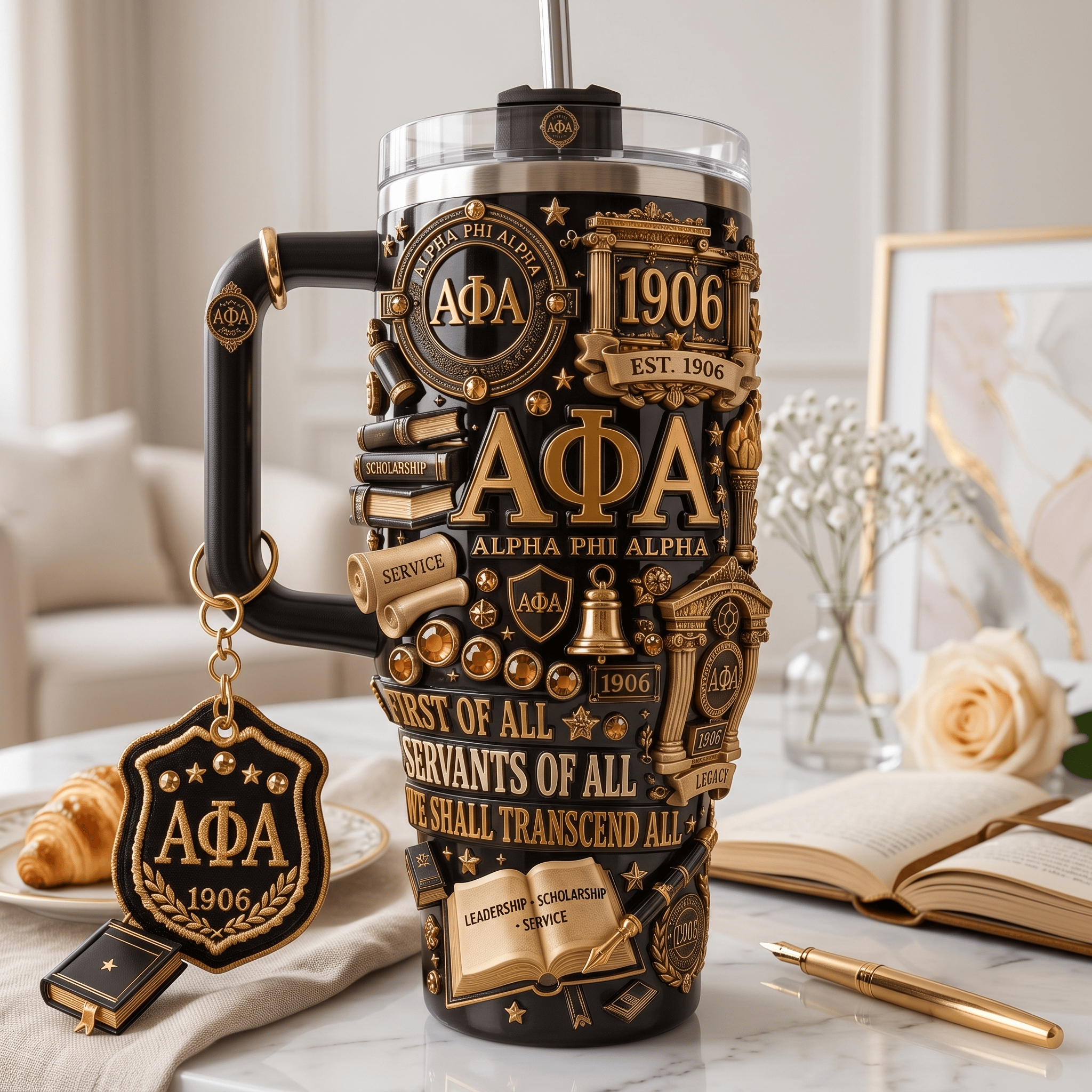 APA 40oz Tumbler With Handle HTTT