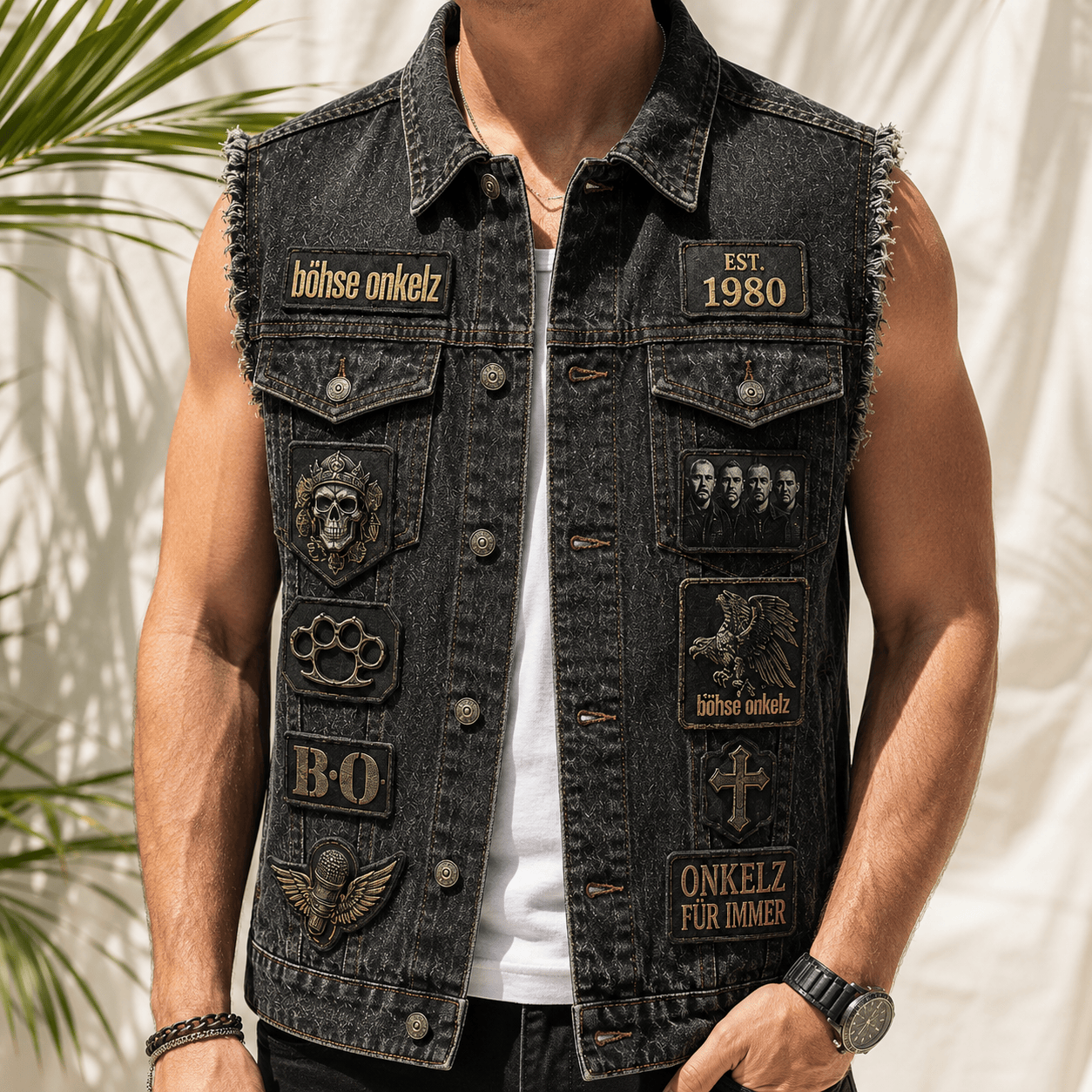 BHOK PREMIUM DENIM VEST TTNL