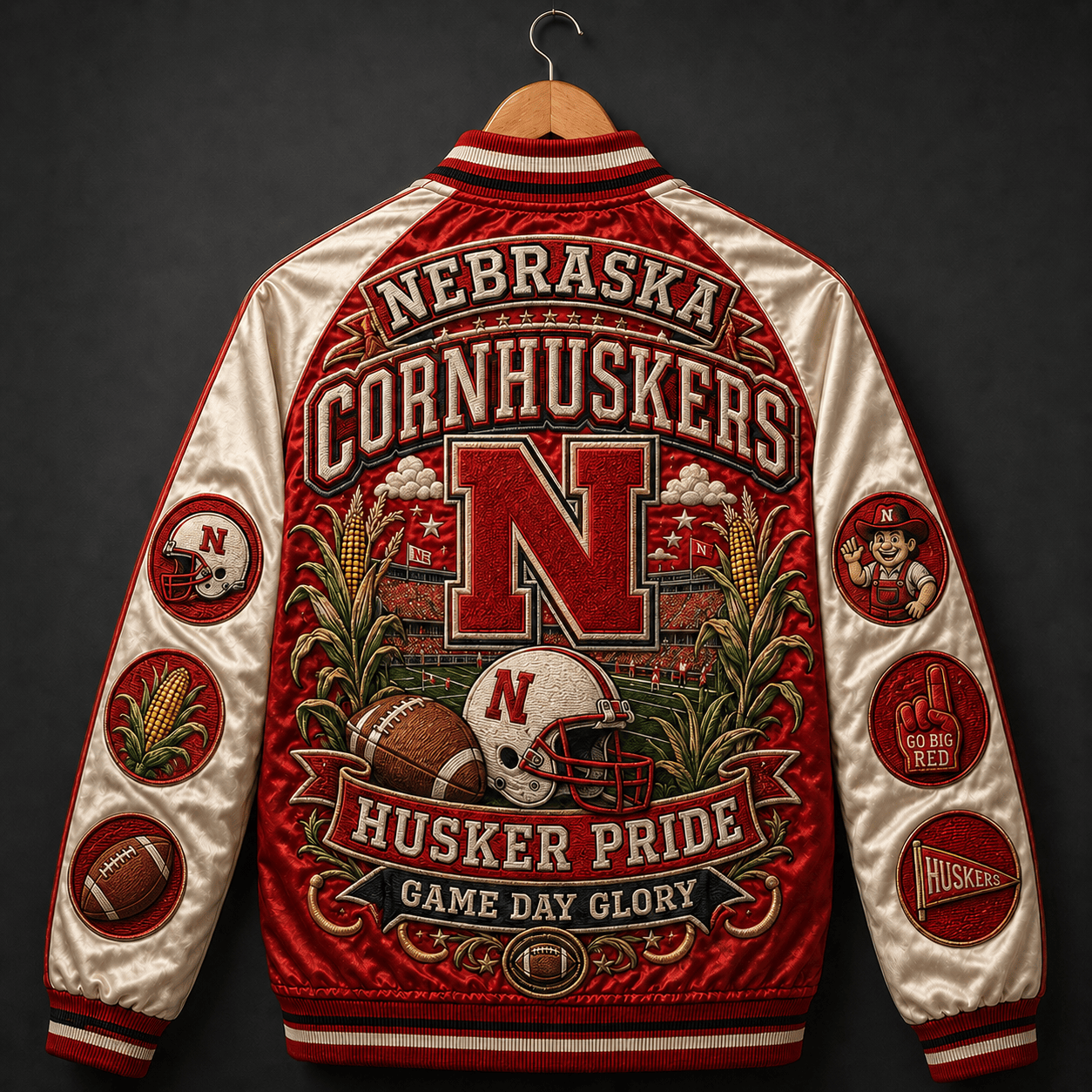 PREMIUM NCH SATIN BASEBALL JACKET PDL