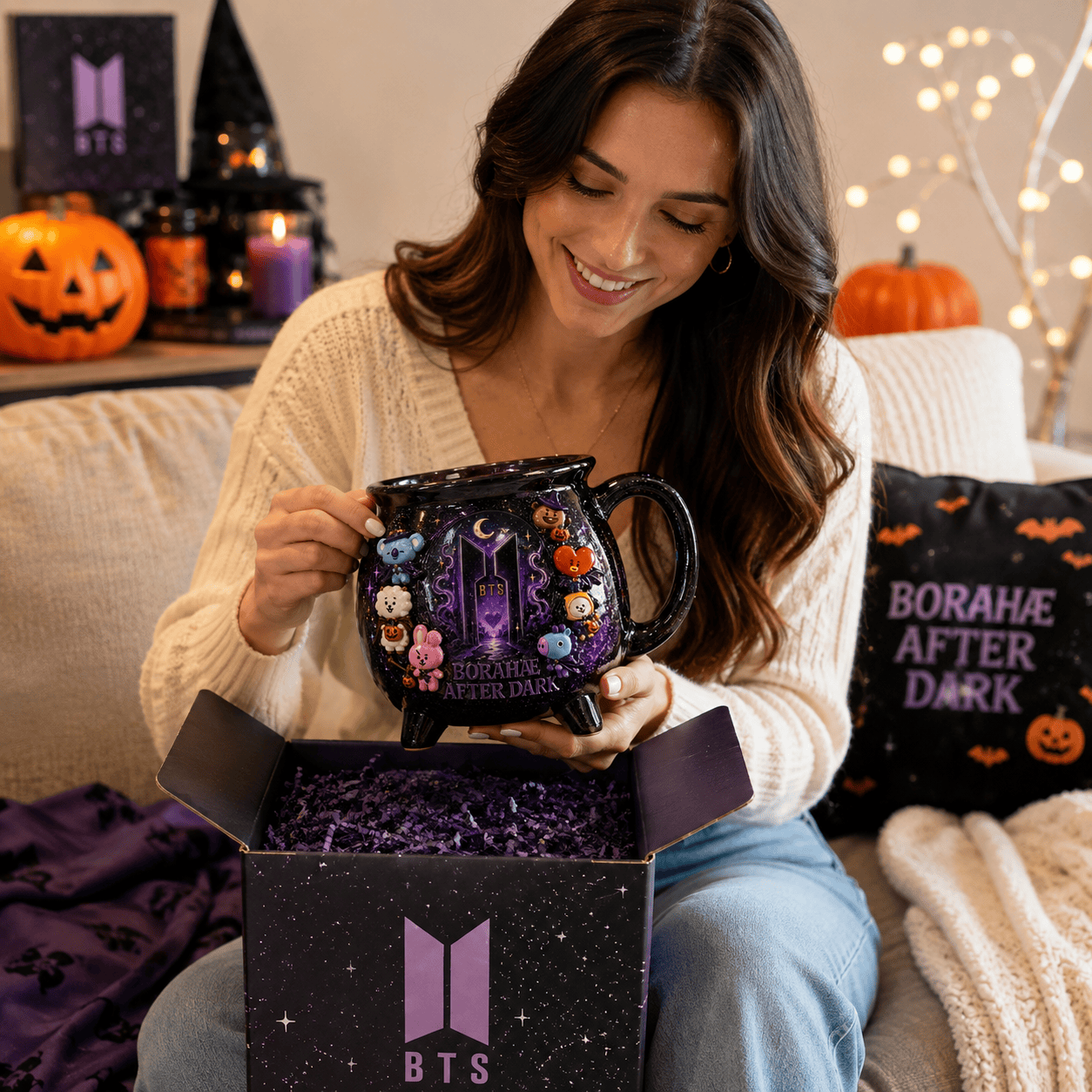 Premium BTS Witch Cauldron Mug NPL